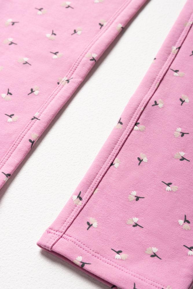 Flower Leggings Pink