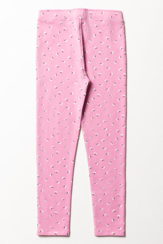 Flower Leggings Pink (3)