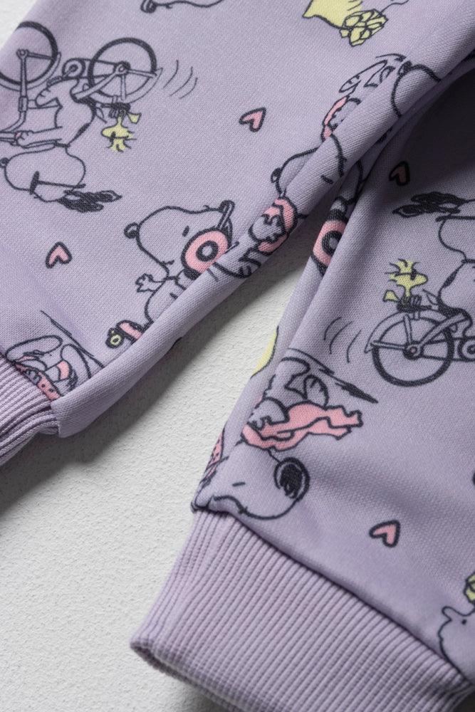 Snoopy Aop Trackpant Lilac (1)
