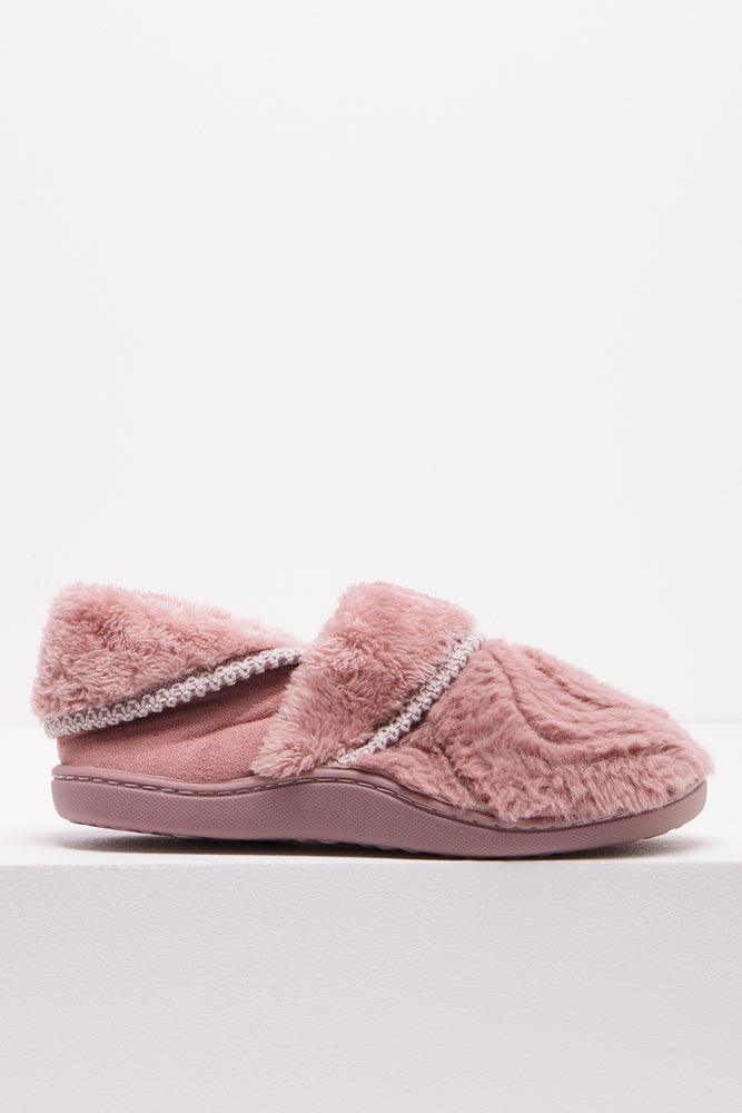 Plush Fur Slipper Pink (1)