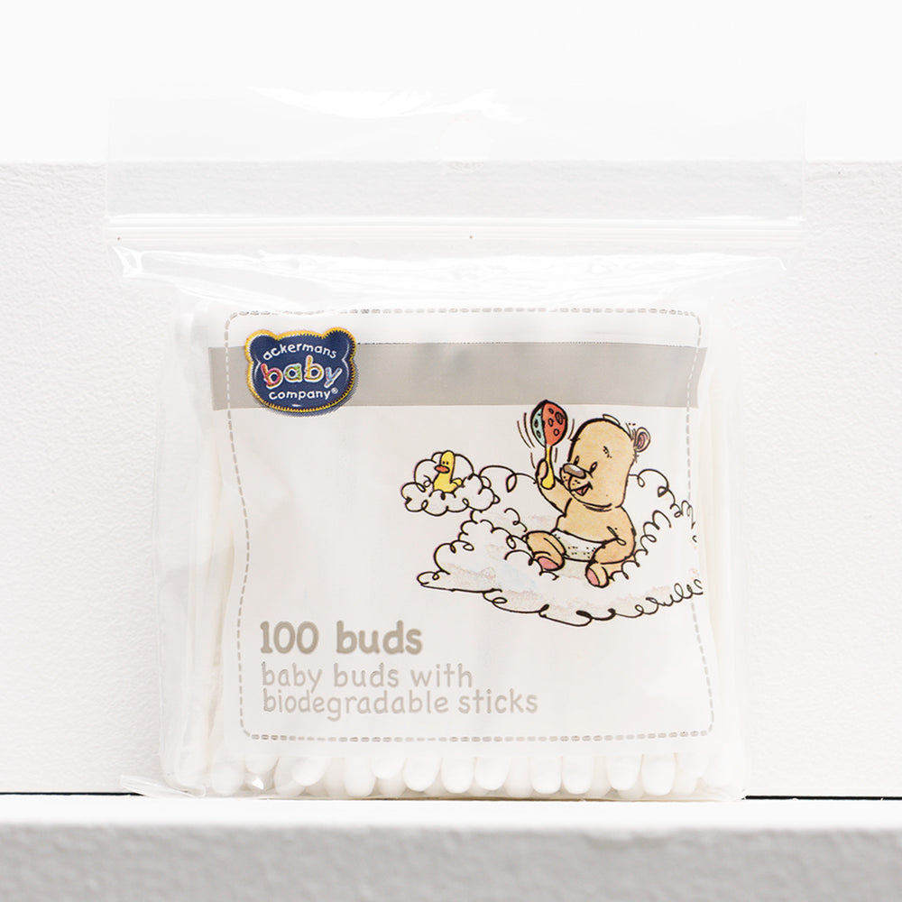 Baby Cotton Buds Zip Bag 100S (1)