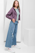 Cropped Tracktop Purple (1)