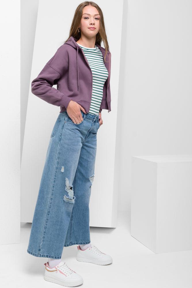 Cropped Tracktop Purple (1)