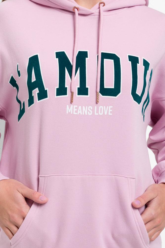 Womans pink hoodie hot sale