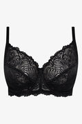 Plus Size 2 Pack Lace Non Padded Underwire Bras Black & Natural (1)