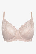 Plus Size 2 Pack Lace Non Padded Underwire Bras Black & Natural (2)