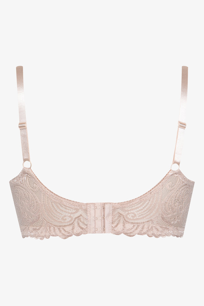 Plus Size 2 Pack Lace Non Padded Underwire Bras Black & Natural (3)