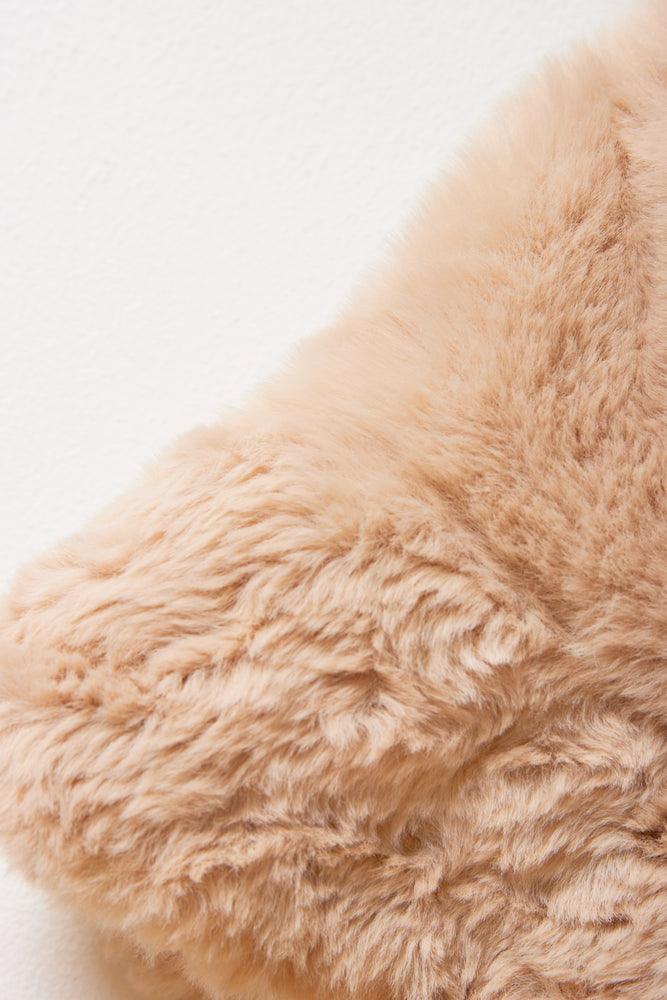 Fur Bucket Hat Natural (1)