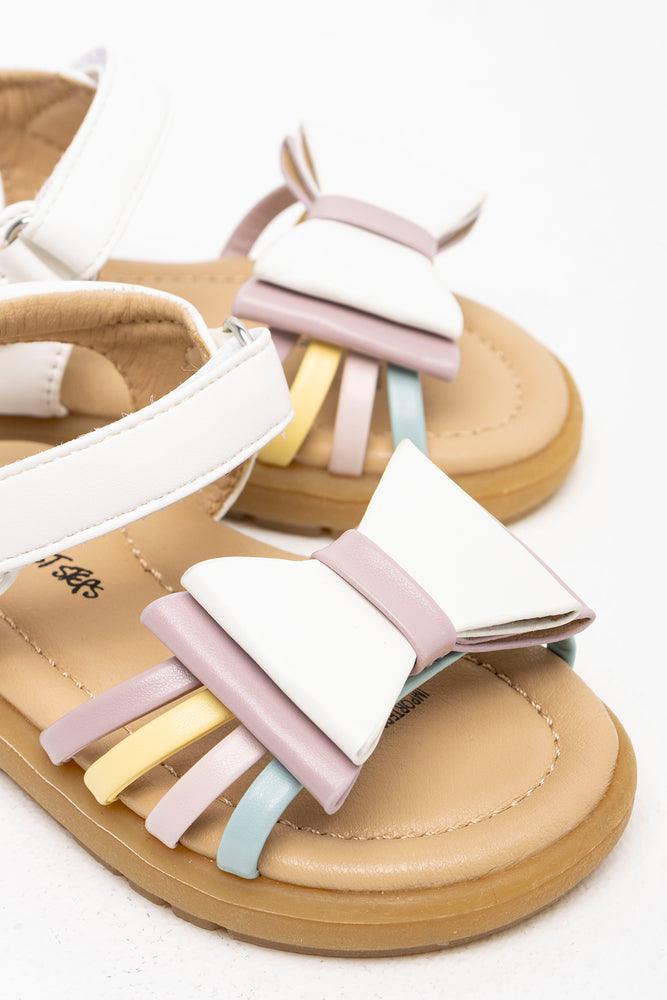 Double Bow Open Toe Sandal Multi Ackermans