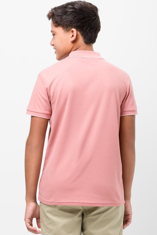 Short Sleeve Golfer Pink (2)