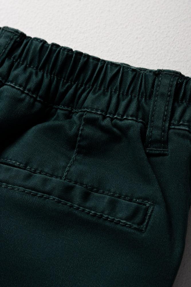 Slim Fit Chino Pants Dark Green (2)