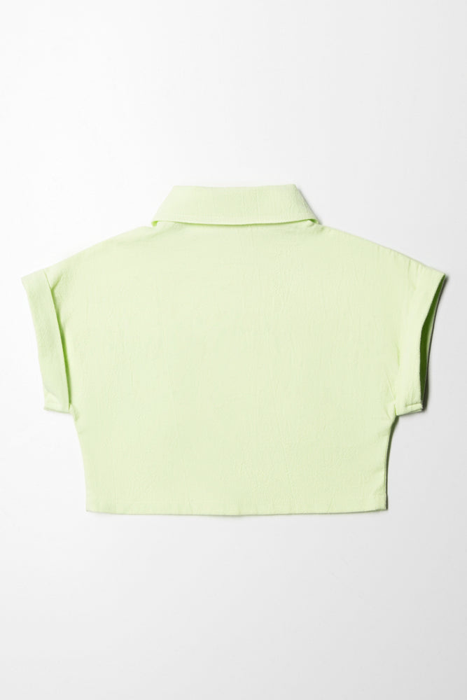 Resort Shirt Linen Lime (2)