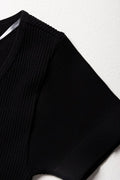 Seamless Bodycon Dress Black (1)