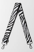 Zebra Bag Strap Black & White