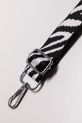 Zebra Bag Strap Black & White (1)