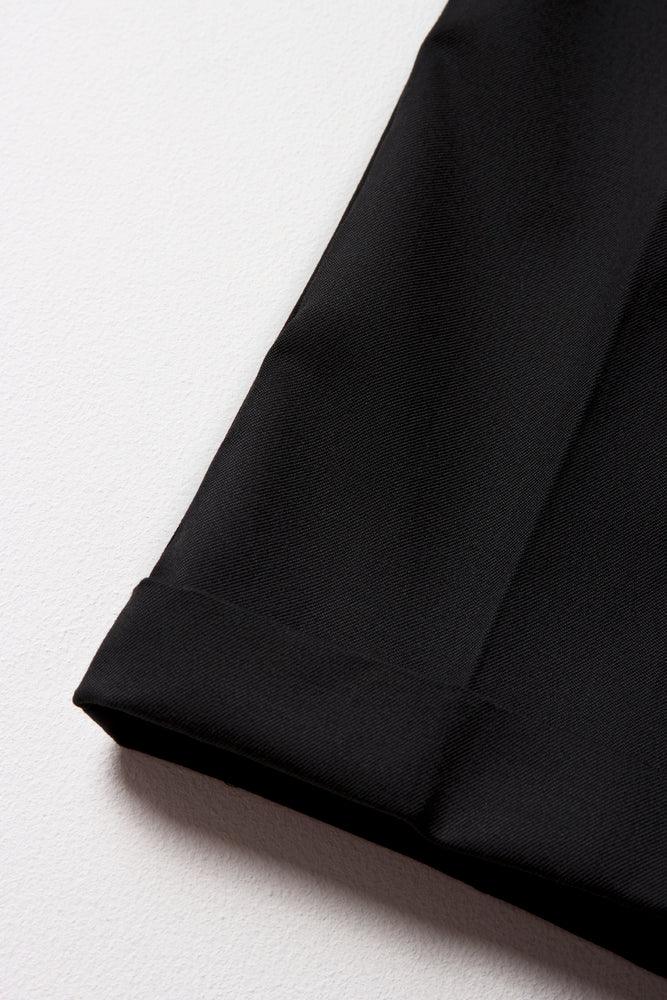 Boys Turn Up Trousers Black Toughees (3)