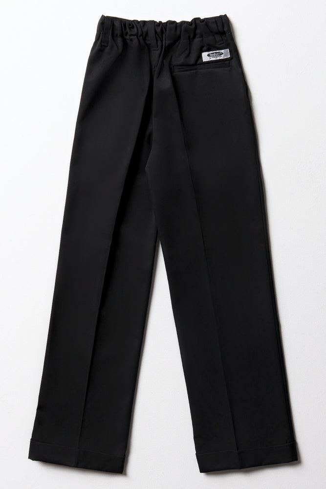 Boys Turn Up Trousers Black Toughees (5)
