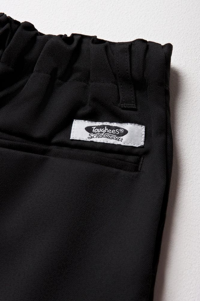 Boys Turn Up Trousers Black Toughees (6)