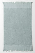 Fringed Guest Towel  Cloud Blue