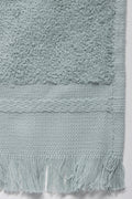 Fringed Guest Towel  Cloud Blue (1)