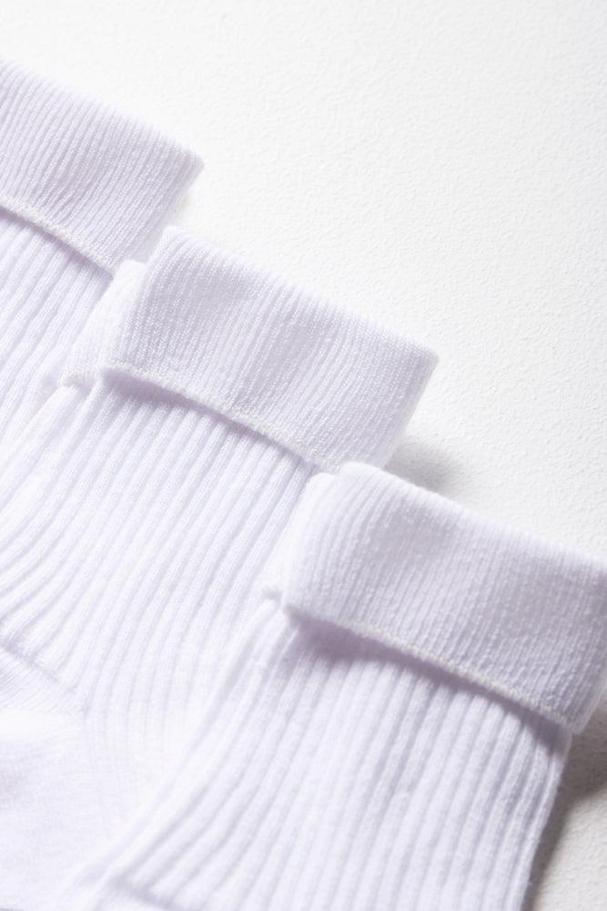 3 Pack Anklet Socks White (1)