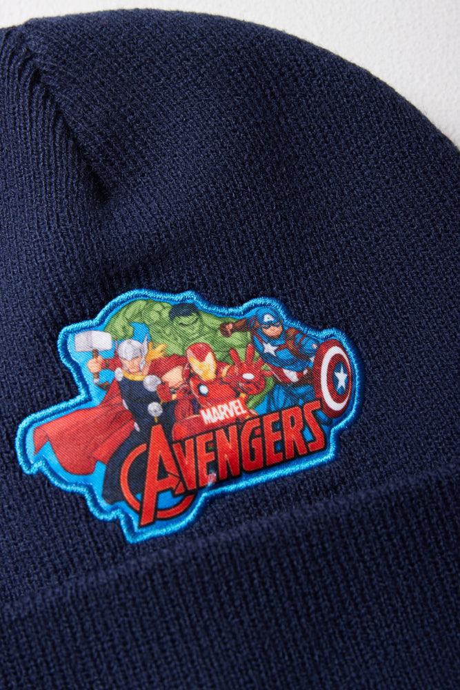 Avengers Beanie & Gloves Set Navy (1)