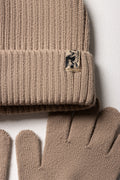 Beanie & Gloves Set Natural (1)