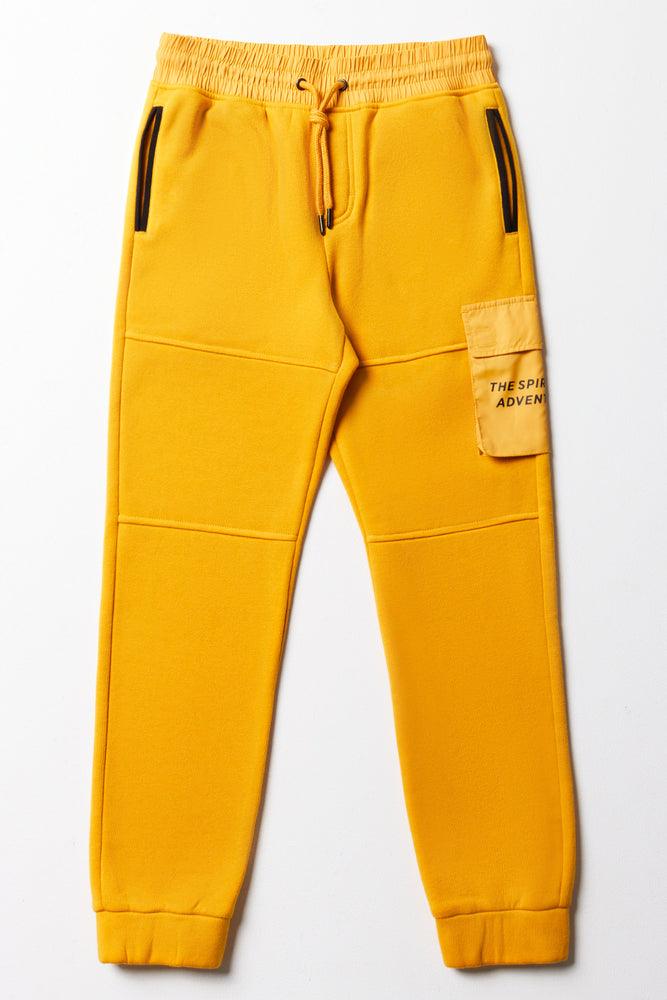 Boys yellow jogging bottoms hot sale
