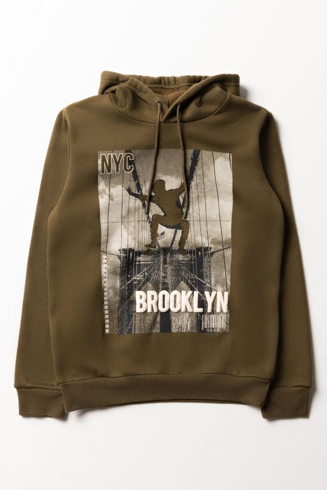 Hoodie Olive Green