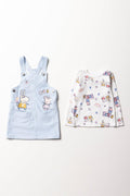 Peppa Pig Corduroy Pinafore Set Blue (2)