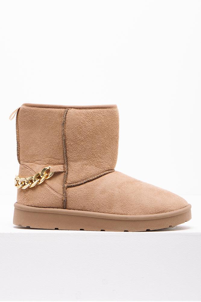 Chain Comfy Boot Natural (1)