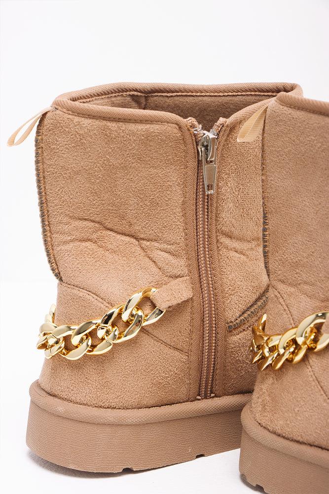 Chain Comfy Boot Natural (3)