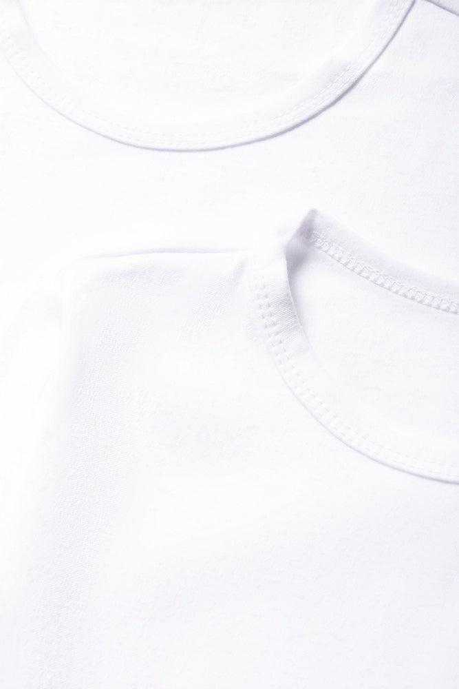 2 Pack Long Sleeve Vests White (1)