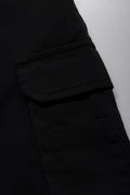 Cargo Bermuda Twill Shorts Black (1)