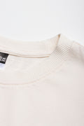 Plain Slub Regular Tshirt White (1)