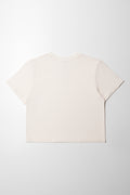 Plain Slub Regular Tshirt White (2)