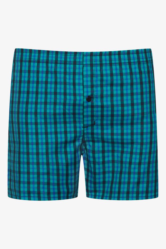 3 Pack Check Boxers Green (1)