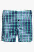 3 Pack Check Boxers Green (3)