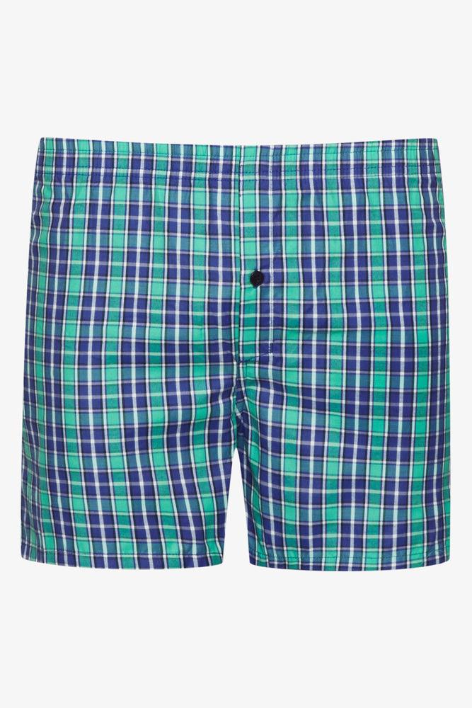3 Pack Check Boxers Green (3)
