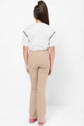 Tucaan Cropped Short Sleeve T-Shirt Light Grey (2)