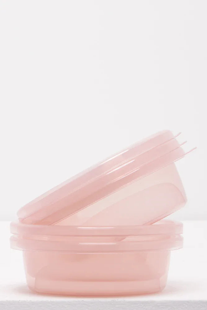 Abc 3 Pack On The Go Bowls With Lids Pink