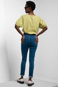 High Rise Skinny Denim Jeans Blue (2)