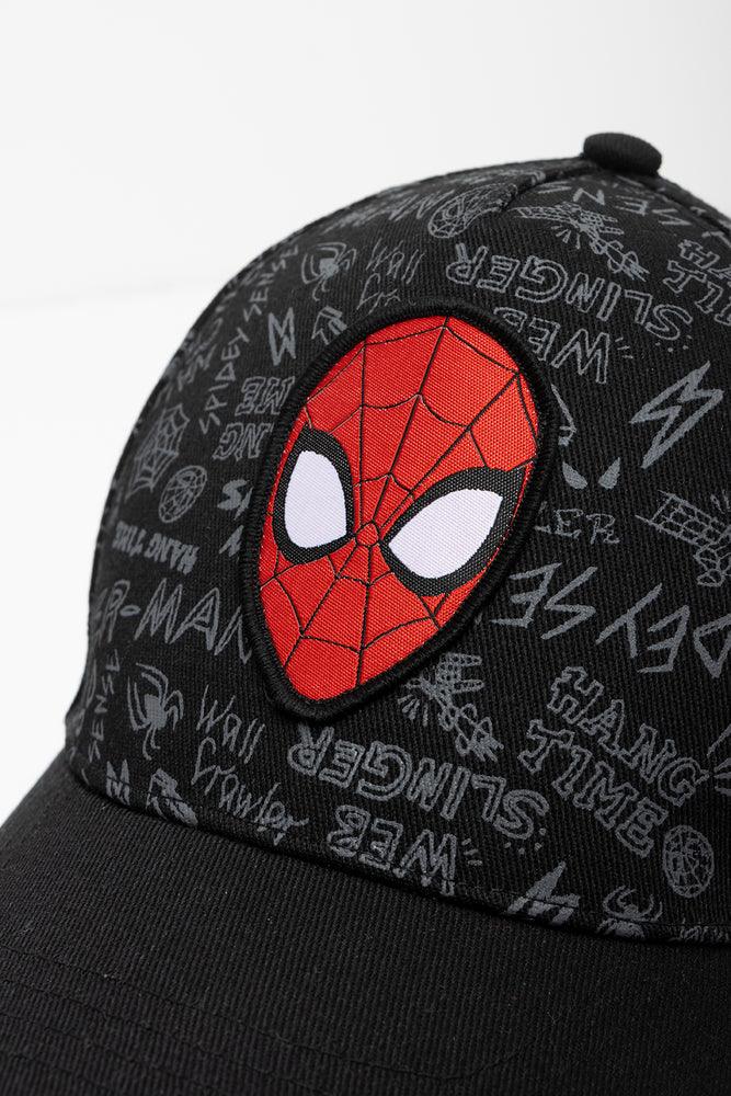Spider-Man Peak Cap Black (2)