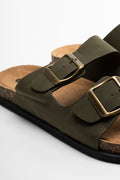 Double Strap Sandal Green (3)