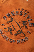 Skate Side Tuxedo T-Shirt Orange (1)
