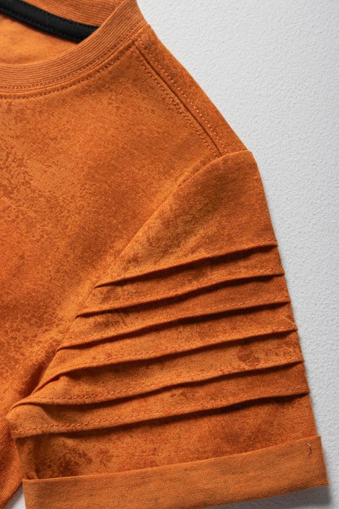 Skate Side Tuxedo T-Shirt Orange (2)