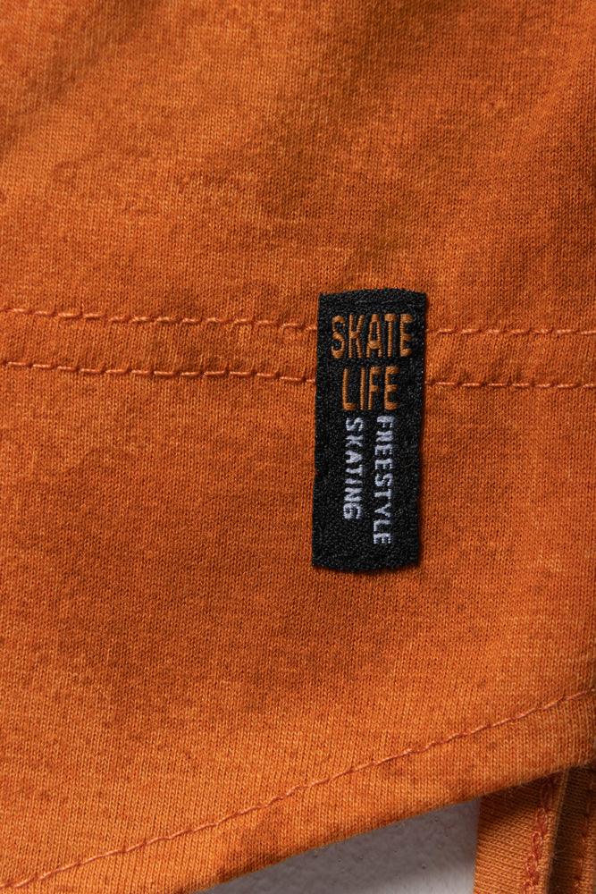 Skate Side Tuxedo T-Shirt Orange (3)