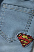 Superman Denim Pants Light Blue (3)