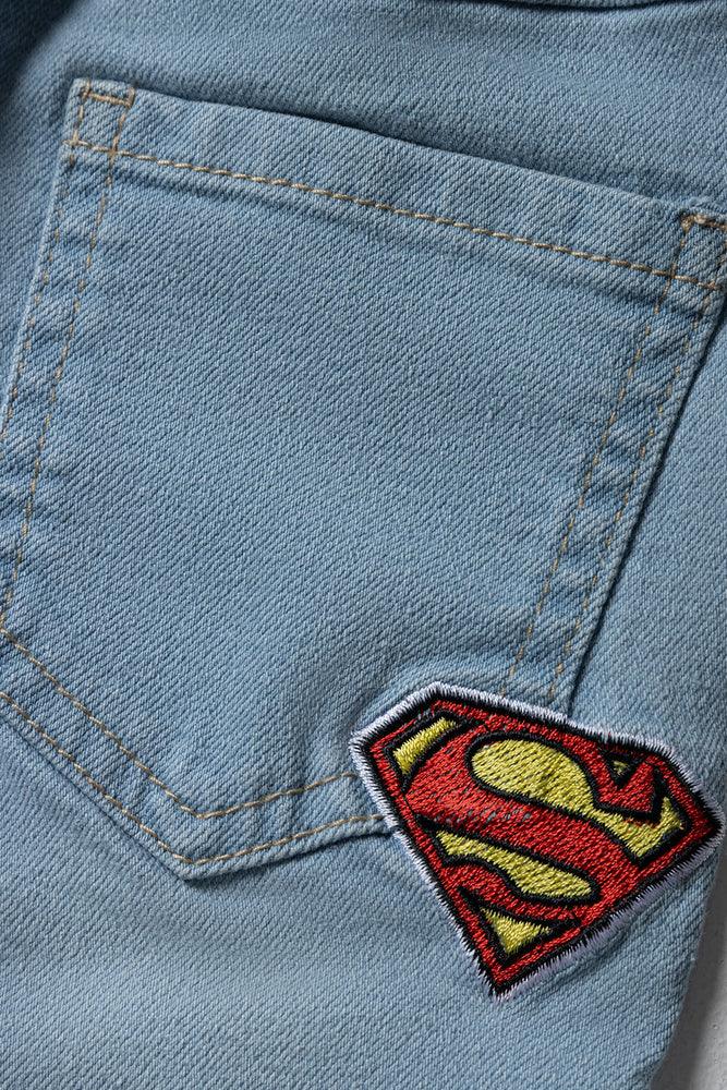 Superman Denim Pants Light Blue (3)