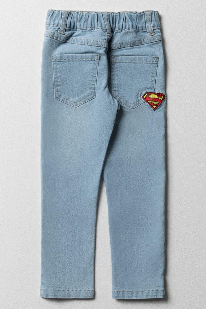Superman Denim Pants Light Blue (4)
